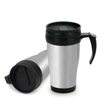 Caneca de inox e plástico 420 Ml